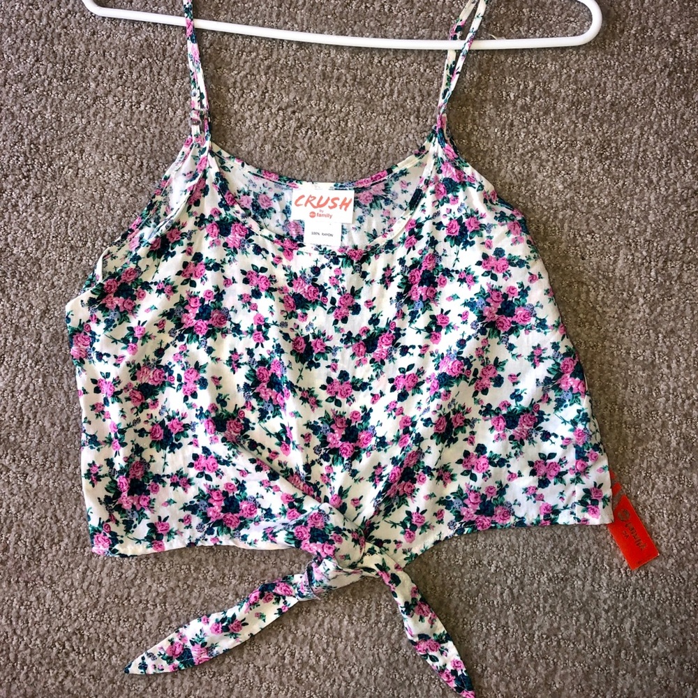 Wet Seal Floral Crop Top
